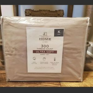 %100 cotton king sheet set